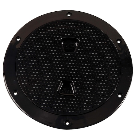 Beckson Marine 6" Non-Skid Screw-Out Deck Plate - Black DP62-B
